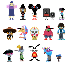 Character Design. Design de personagens projeto de Chent Sanchez - 08.06.2018