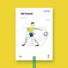 2018 FIFA World Cup Russia / Stars Collection. Un proyecto de Ilustración tradicional y Diseño gráfico de Fran Pulido - 10.06.2018