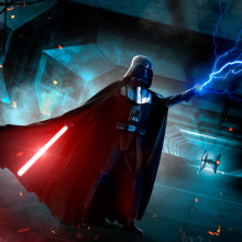 Darth Vader: Retoque fotográfico y efectos visuales con Photoshop. Design, and Photo Retouching project by Pako Grafostilo - 06.11.2018