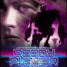 Ready Player One Fan Made Poster. Advertising, Creativit, and Poster Design project by Alejandro Martínez Muñoz - 03.20.2018