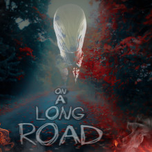 "On a long road". Advertising, Creativit, and Poster Design project by Alejandro Martínez Muñoz - 10.09.2017