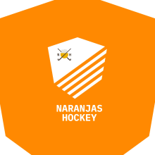 Los Naranjas Field Hockey. Un progetto di Br, ing, Br, identit e Design di loghi di Jose Correa - 19.06.2018
