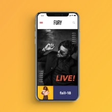 FURY - The fashion app. Un proyecto de UX / UI de Samuel Castillo - 20.06.2018