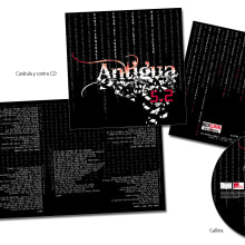 CLIENTE: "Antigua. Banda de Rock". CREATIVIDAD, DISEÑO Y MAQUETACIÓN de Lanzamiento Nuevo Disco "5.2". Design, and Music project by Rebeca Márquez - 11.01.2017