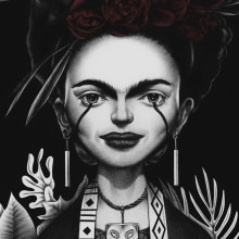 Frida. Un proyecto de Ilustración de Joaquín Rodríguez - 25.06.2018