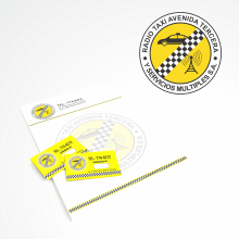 Identidad Corporativa - Línea de Taxis. Un proyecto de Diseño, Diseño gráfico y Diseño de logotipos de Karlos Valero - 20.01.2015