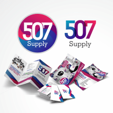 Identidad Corporativa - 507 Supply Publicidad. Un proyecto de Publicidad, Diseño gráfico y Diseño de logotipos de Karlos Valero - 14.07.2017