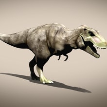 T-Rex 360º. Un proyecto de 3D y Modelado 3D de Sergio Pérez Tejero - 28.06.2018