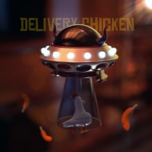 Delivery Chicken.. Un proyecto de 3D, Animación de personajes y Creatividad de Luis Montoya - 29.06.2018