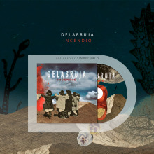 Artes CD para el último álbum de Delabruja llamado Incendio.. Design, Ilustração tradicional, Música, e Colagem projeto de Vanesa Campanón Herrera - 06.03.2018