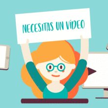 Imagina tu vídeo - Serie de gifs animados. Motion Graphics, Animation, Character Animation, Vector Illustration, 2D Animation, and Creativit project by maría robles afuera - 07.02.2018
