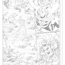 comic Uncanny Avengers - pencil. Ilustração tradicional, e Comic projeto de Carlos Gollán - 03.07.2018