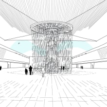 Museo de Antropología e Historia CDMX. Un proyecto de Arquitectura, Animación 2D, Bocetado, Creatividad, Dibujo e Ilustración digital de Claudio Zaldivar Araujo - 07.07.2018