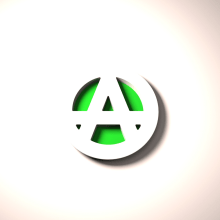 Logo Angel. Un proyecto de 3D de Angel Hernández - 07.07.2018