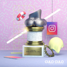 CULO CULO. Ilustração tradicional, Motion Graphics, 3D, Direção de arte, Design gráfico, Criatividade, e Modelagem 3D projeto de Oscar Raúl Muñoz Portela - 09.07.2018