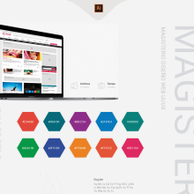 Sitio web MAGISTERIO. Un proyecto de UX / UI y Diseño Web de ivan castro - 09.07.2018