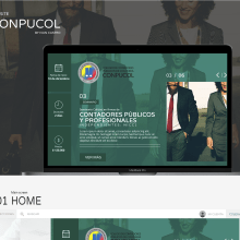 Conpucol. UX / UI, and Web Design project by ivan castro - 07.09.2018