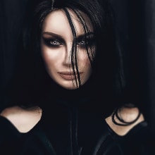 Hela from Thor Ragnarok. Comic, Film, and Photo Retouching project by Carlos Rosas - 07.12.2018