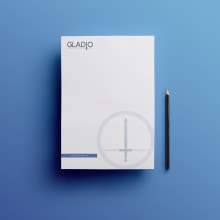 Gladio - Identidad Corporativa/Corporate Identity. Design, Graphic Design, and Logo Design project by Stephanie Rojo - 02.27.2018