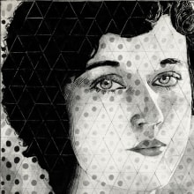 Fay Wray 1920. Ilustração tradicional, Desenho e Ilustração de retrato projeto de Jon Ander Torres - 16.07.2018