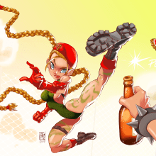 Cammy. Character Design, and Comic project by Josep Giró - 07.09.2018