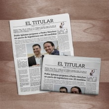 Maquetación de periódico. Editorial Design, and Graphic Design project by Antonio Picazo Cantos - 07.19.2018