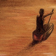 Zambeze. La leyenda del río.. Traditional illustration project by Josep Lluís Martín Salazar - 07.23.2018