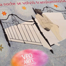 Dossier de Veo Arte para Feria de Arte Cuarto Público. Design editorial, e Design gráfico projeto de Jesús Ángel Ciarreta Palacios - 28.11.2014