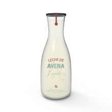 Leche de Avena. Un proyecto de Diseño gráfico y Packaging de Nuria Moar - 27.07.2018