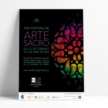 Comunidad de Madrid - Arte Sacro. Graphic Design project by Virginia Blanco Brime - 07.27.2018