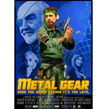 Metal Gear 1 Poster Tribute. Photo Retouching project by Entebras - 07.28.2018