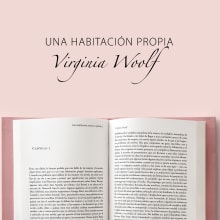 Diseño editorial - Una habitación propia, Virginia Woolf. Editorial Design, and Graphic Design project by Sara Sánchez - 12.12.2017