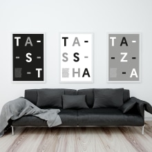 Cartelería. Concepto e historia de la palabra "taza". Un proyecto de Diseño editorial, Diseño gráfico y Tipografía de Guillermo Castañeda - 07.03.2018