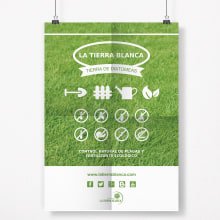 La tierra blanca - tierra de diatomeas. Graphic Design, and Poster Design project by Alicia Martínez Casals - 05.16.2016