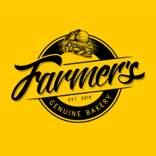 Farmer's Bakery. Br, ing e Identidade, e Design gráfico projeto de Marcos García - 02.08.2018