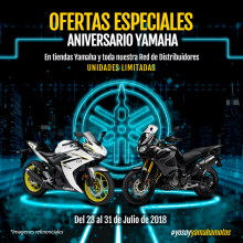 Aniversario Yamaha Chile 2018. Un progetto di Design, Illustrazione tradizionale, Web design e Social media di David Pérez Baeza - 02.07.2018