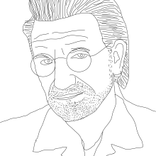 Bono. Un proyecto de Ilustración, Ilustración vectorial e Ilustración de retrato de Carlos Mur Sabio - 02.08.2018