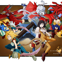 Fan Art "Final Fantasy IX". Un proyecto de Animación, Diseño de personajes, Dibujo, Ilustración digital, Videojuegos y Concept Art de Albert Martínez Garrido - 10.10.2015