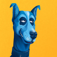Blue dogday. Un proyecto de Publicidad de Jesús Jordán - 05.08.2018