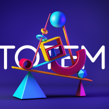Totem - Modelado 3D. 3D, e Modelagem 3D projeto de Florencia Reyes Gallardo - 10.08.2018