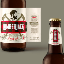 Lumberjack Craft Beer. Packaging projeto de Telmo Cuenca - 13.08.2018