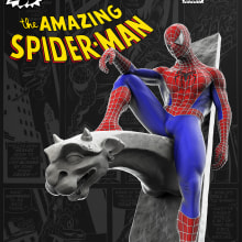 Spider-Man.. 3D, Character Design, Sculpture, Comic, and 3D Modeling project by Carlos Carmena García-Bermejo - 08.16.2018