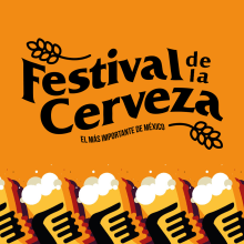 Festival De La Cerveza. Een project van  Br, ing en identiteit y Vectorillustratie van Paulina Fierro - 22.08.2018