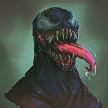 Venom 2018. Character Design, Comic, Video, and Digital Illustration project by Cstevenart - 08.22.2018