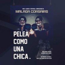 Málaga Corsairs - Posters. Un proyecto de Diseño, Br, ing e Identidad, Eventos, Diseño de la información, Creatividad y Diseño de carteles de Sara Prados - 23.08.2018