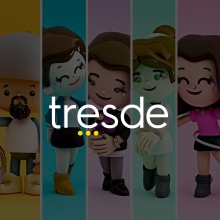 tresde. 3D, Art Direction, Character Design, Digital Illustration, and Concept Art project by Cristian Rivas - 08.24.2018