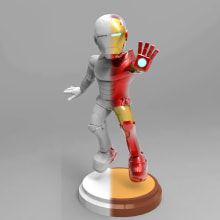 Iron Man. Film, Video, TV, 3D, and Animation project by Carlos Garcia Canals - 08.26.2018