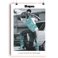 Shapes Campaña de Publicidad. Design, Advertising, and Graphic Design project by Isabel Lacambra Asensio - 08.26.2018