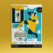 Heroica Tarragona 2018. Un proyecto de Ilustración, Diseño gráfico, Ilustración vectorial e Ilustración digital de Júlio Aliau - 01.06.2018