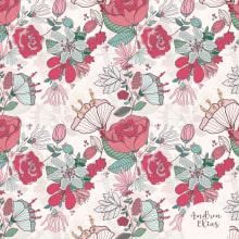 Spring. Un proyecto de Diseño gráfico, Ilustración digital y Estampación de andrea elias rosas - 27.08.2018